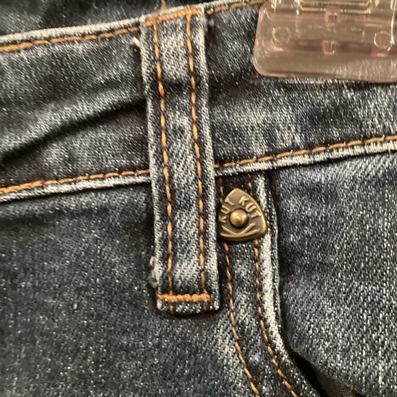 Kut from the Kloth Women's Dark Blue Boyfriend Jeans 8 - Picture 6 of 11